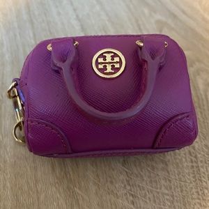 Tiny mini Tory Burch tote keychain